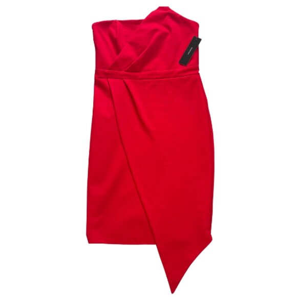 Lulus Queen of the City Red Strapless Bodycon Dress Size Medium NEW - Picture 3 of 7